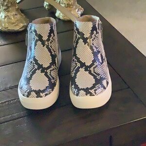Women’s Snake Print Ankle Boots